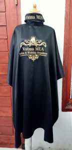 apron make up/celemek make up bridal /bride/rias pengantin/baju make up/kip/keep/celemek/clemek/cod/sateen velpet/premium