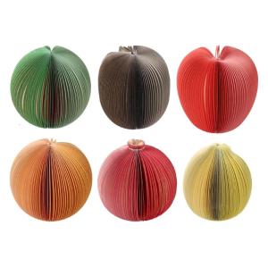 Trái Cây Notepad 750 Tờ Adheive Ghi Chú túi giấy giấy nhớ hình dạng trái cây Notepad bỏ túi viết Pad Cho Văn Phòng Trường