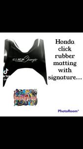 Honda Click Game changer with signiture vinyl stickers. rubber matting