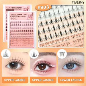 TE995 TEAMMY DREAM LASH ทีมมี่ ดรีม แลช ขนตาปลอมไร้ก้าน ไร้กาว ขนตาบนและขนตาล่าง
