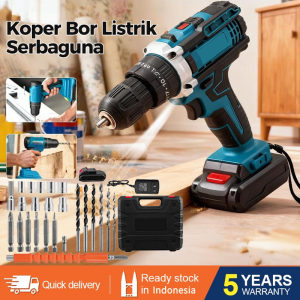 Garansi 5 tahun 1090V/588V Cordless Impact wrench Brushless Mesin bor Impact baterai Impact 2baterai impek baterai torsi besar Untuk Baut Mobil / Bor Impact Baut CVT beton tembok kayu 4.0Ah Baterai