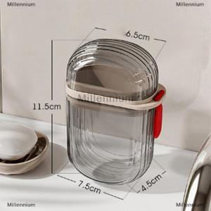 [COD] Millennium Travel Soap Dish With Drain Water Bathroom Supplies Portable Gadgets For Traveling Holder Container Accessories Home Storage Box