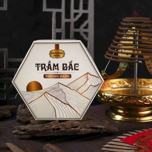 Nhang Vòng 1 Ngày Trầm Bắc Hương Học 5nén/ Hộp