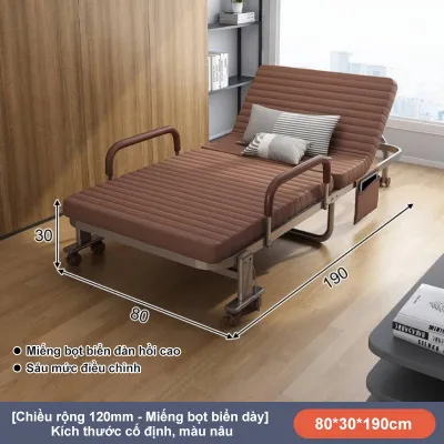 NES Giường Gấp Đa Chức Năng Di ĐộngGiường Xếp Điều Chỉnh Được Độ Ngả Khung Không cần cài đặ
