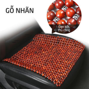 Lót ghế ô tô hạt gỗ đa năng lót ghế văn phòng chống ra mồ hôi giảm mệt mỏi khi lái xe