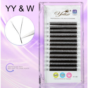 YELIX YY W YELIX BLOOM EASY FANNING RUSSIAN VOLUME EYELASH LASHES D007 KU088