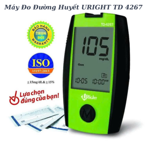 [HỎA TỐC 24H] Máy Đo Đường Huyết URIGHT TD-4267 Máy Đo Tiểu Đường Bộ Nhớ Lớn Kết Quả Nhanh Chính Xác