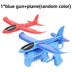 【COD】Catapult Aircraft Toys Boys Flash Foam Throwing Gyratory Aircraft ChildrenS Parent-Child Interactive Outdoor Toys
