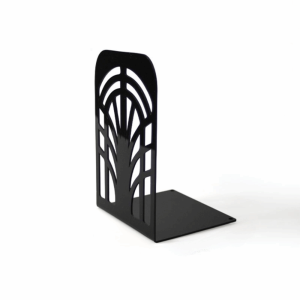 MMLUCK Tiết kiệm không gian Giá đỡ sách bằng acrylic Vật dụng văn phòng phẩm Bền bỉ Kệ sách màu đen trong suốt Chặn sách Chắc chắn Giá đỡ sách acrylic dành cho Văn phòng