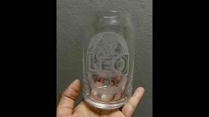 แก้วลีโอแคน ขนาด 315 ml. งานสะสม