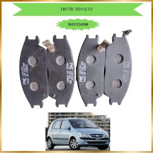 Bộ má phanh sau (gồm 4 miếng) (bố thắng) Hyundai Getz (2006–2011) Hyundai Eon mã 58115241S0