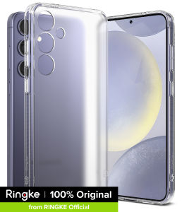 Ringke Fusion Compatible with Galaxy S24 Plus Case Transparent Hard Back Soft Flexible TPU Bumper Scratch Resistant Natural Form