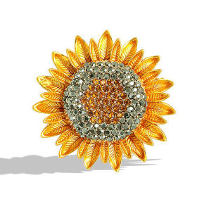 [fenggongshuode] Vintage Collecting Beauty Flower From Sunflower Brooches For Women Girl Party Wedding Brooch Pins Gifts