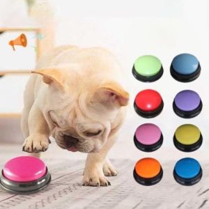 Free Recording Dog Voice Box Press Bell Training Speaking Toy Sounder Squeeze Ordering