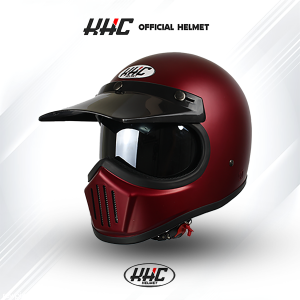 KHC Helm Full Face Cakil Inner Visor Pet Panjang Original FREE GOGLE+ST