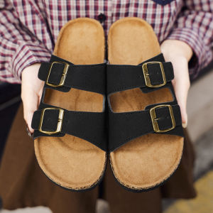 Sandals For Men And Women Double Buckle Slippers Non Slip Beach Walk Slipper