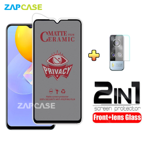 PAKET 2in1 Anti Gores Layar Privacy Vivo Y51Y51AY53S Free Tempered Glass Camera Lens