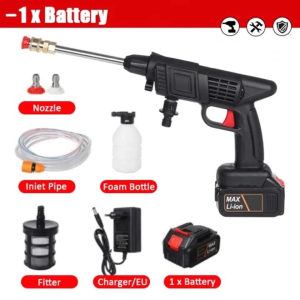 48V MAX Cordless Car Motor Wash Cleaner High Pressure Washers Water Handheld Spray Gun