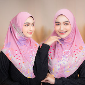 ผ้าคลุมฮิญาบแบบสวมสำเร็จ รุ่น MAYSIYA เหมาะสำหรับใส่รายอออกงานอิสลามหรือรับแขก HL84วาริสมุสลิม