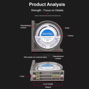 เครื่องวัดมุม ทนทาน มัลติฟังก์ชั่น เครื่องมือวัด แม่นยํา ความแม่นยํา การผลิตเครื่องจักรกล