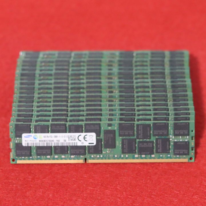 แรม 16GB 2Rx4 PC3L-12800R DDR3 1600MHz ECC REG RAM สำหรับ