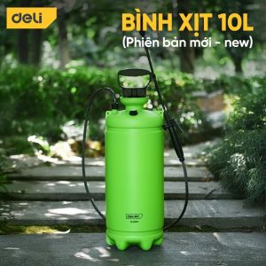 Bình Xịt Tưới Cây 5L 8L 10L Deli Tools - Bình Phun Thuốc Sâu Phun Sương Thuốc muỗi Vòi 2 Chế Độ