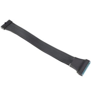 Kết nối nhỏ USB3.0 19/20pin nội bộ mở rộng tiêu đề Bộ chuyển đổi Bộ mở rộng cáp cho bo mạch chủ Đen