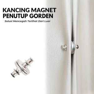 Magnet Tirai Jendela Penjepit Penutup Hordeng Tertutup Dengan Rapat