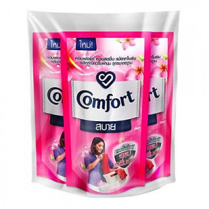 (Trợ Giá) Combo 3 Túi Nước xả làm mềm vải & giảm nhăn Comfort Thái Lan Đậm Đặc Hương Hoa Thiên Nhiên Thanh Xuân 500ML..