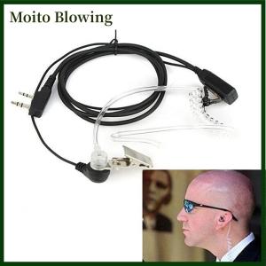 Moito FBI Style Headset Earphone Earpiece Mic Security Radio Walkie Talkie Pro 2 Pin