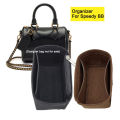 Masukkan penganjur beg untuk BB Speedy, beg tangan mewah wanita Tote Travel Inner Purse, pembentuk beg Liner kosmetik. 