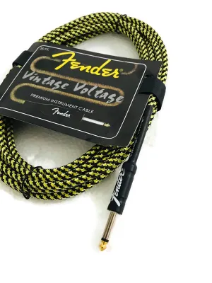 Fender Electric Guitar Cable 3M (Multicolor)