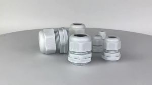 1PCS High Grade Metric Thread Waterproof Plastic IP68 Nylon Black White Cable Glands Joints PG7 PG9 PG11 PG13.5 PG16 PG19 PG21