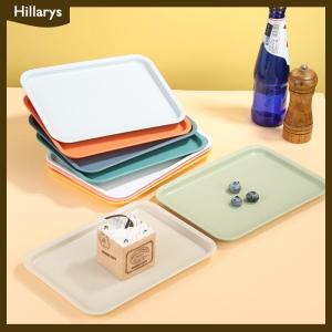 [Hillarys] Rectangular Pallet Nordic Plastic Food Serving Tray Multiple Colors Storage Tray Household Kitchen Fruit Dessert Tray