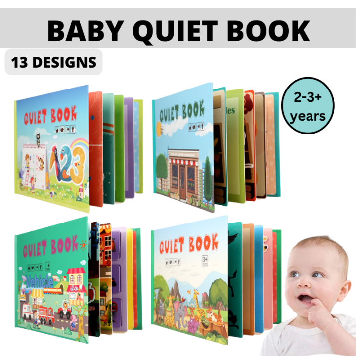 Baby Activity Book Busy Quiet Book (23+ years) Montessori Early
