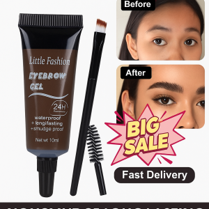 Waterproof Liquid Eyebrow Tint Gel 24-Hour Long Lasting Smudge-Proof Brow Cream High Pigment Semi-Permanent Eyebrow Makeup
