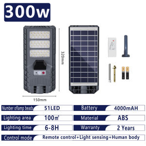 PROMO 12.12 Lampu Jalan Tenaga Surya LED 300W/400W/500W/600W Lampu Rumah Tangga Lampu Gantung Halaman Luar Ruangan Tahan Air Super Terang Otomatis Luar Ruangan Benih