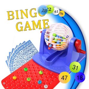 Bingo Board Game Family Party Christmas Birthday Present Gift Board Game Toy   -T007