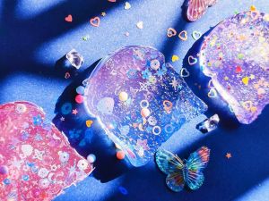 🧊Fresh NEW🍮Kawaii Squishy Toy Stress Relief TPR Toy Children Gifts Crystal Clear Bread Toy Plastic Dessert(Non-edible!) Cut Squeeze Slow Rebound Decompression Toys