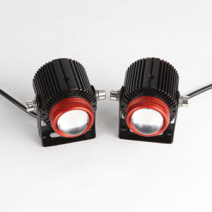 2Pcs V2 Original Dual Color Waterproof Mini Driving Light for Motorcycle Accessories Motor Part