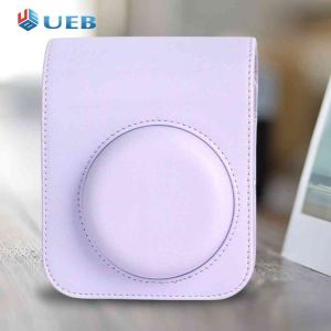 กระเป๋าหนังพียูป้องกันกระเป๋ากล้องพกพาพร้อมฝาปิดกล้อง Tali Bahu แบบนิ่มสำหรับ Mini12ฟูจิฟิล์มสำหรับ Mini12โพลารอยด์ฟูจิ