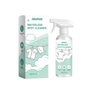 Jakehoe No-wash topical cleaner to help remove stubborn stains from fabrics No-rinse formula