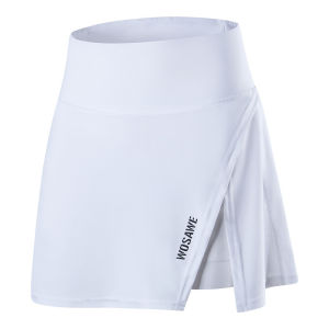 WOSAWE Women Cycling Shorts 5D Pads Breathable Quick Dry Reflective Sports Bike Skirt Short Pant