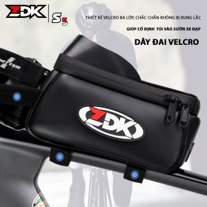 ZDK S5 - Phụ Kiện Túi Treo Sườn Xe Đạp Thể Thao Dày Dặn Chắc Chắn Cảm Ứng Điện Thoại Có Vành Che Hạn Chế Chói Màn Hình