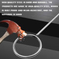 Bottle iron ring wine flask stainless steel iron vase double-head iron ring wine bottle into vase universal type iron ring cutting artifact bottle ironing tool. 