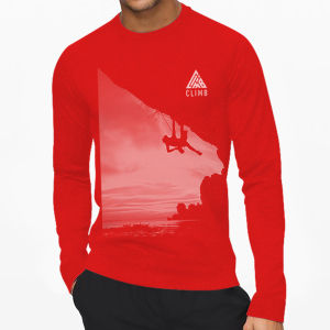 CLIMB LAUT | Kaos Lengan Panjang Pria & Wanita | Distro | Sablon | Murah | Produk Lokal | CIAO.ID