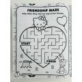 Hello Kitty & Friends Path To Friendship Puzzle Book with Mazes Word Search & Puzzles For Kids. 