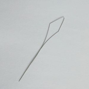 10Pcs Ultra-fine Loop Push Needle for Silk Top Wig Making & Hair Weaving Tool