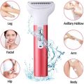 5 in 1 Electric Razor for Women Removal for Body Nose Hair Trimmer Face Shavers Eyebrow Legs Armpit Bikini Area Pubic s Painless Rechargeable Portable Faci. 