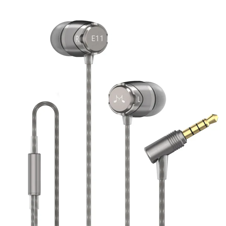 SoundMAGIC%20E11%20Wired%20Earbuds%20%20No%20Microphone%20HiFi%20Stereo%20Earphones%20Noise%20Isolating%20in%20Ear%20Headphones%20Powerful%20Bass%20Tangle%20Free%20Cord%20Black%20or%20Gunmetal%20-%20Image%202
